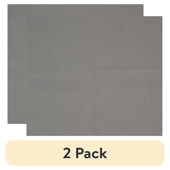(2 pack) Waverly Inspirations 2 Yard Cut 100% Cotton Solid Fabric Steel, 44" Wide for Quilting & Sewing
