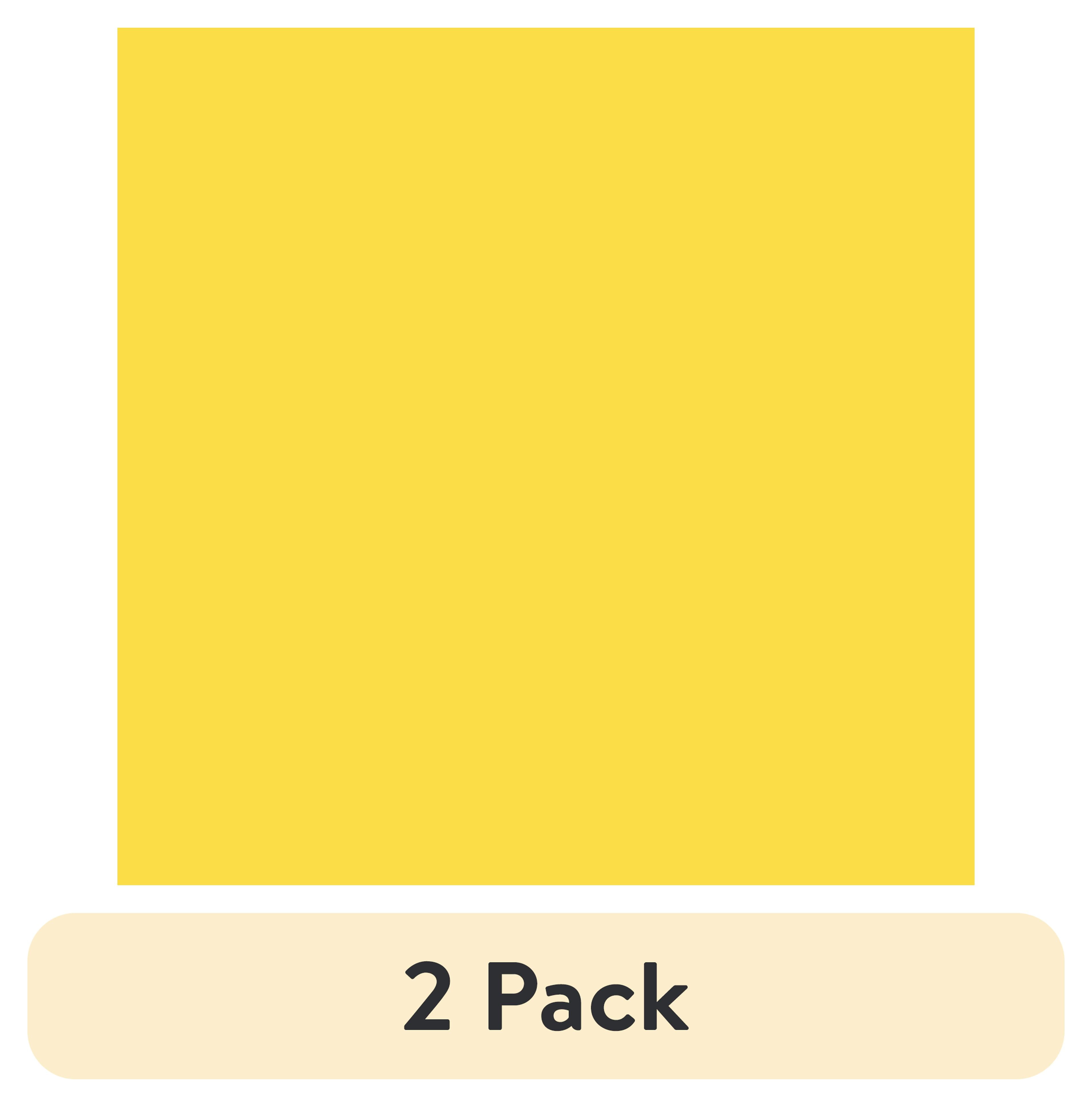 (2 pack) Waverly Inspirations 2 Yard Cut 100% Cotton Solid Fabric Sunshine, 44" Wide for Quilting & Sewing