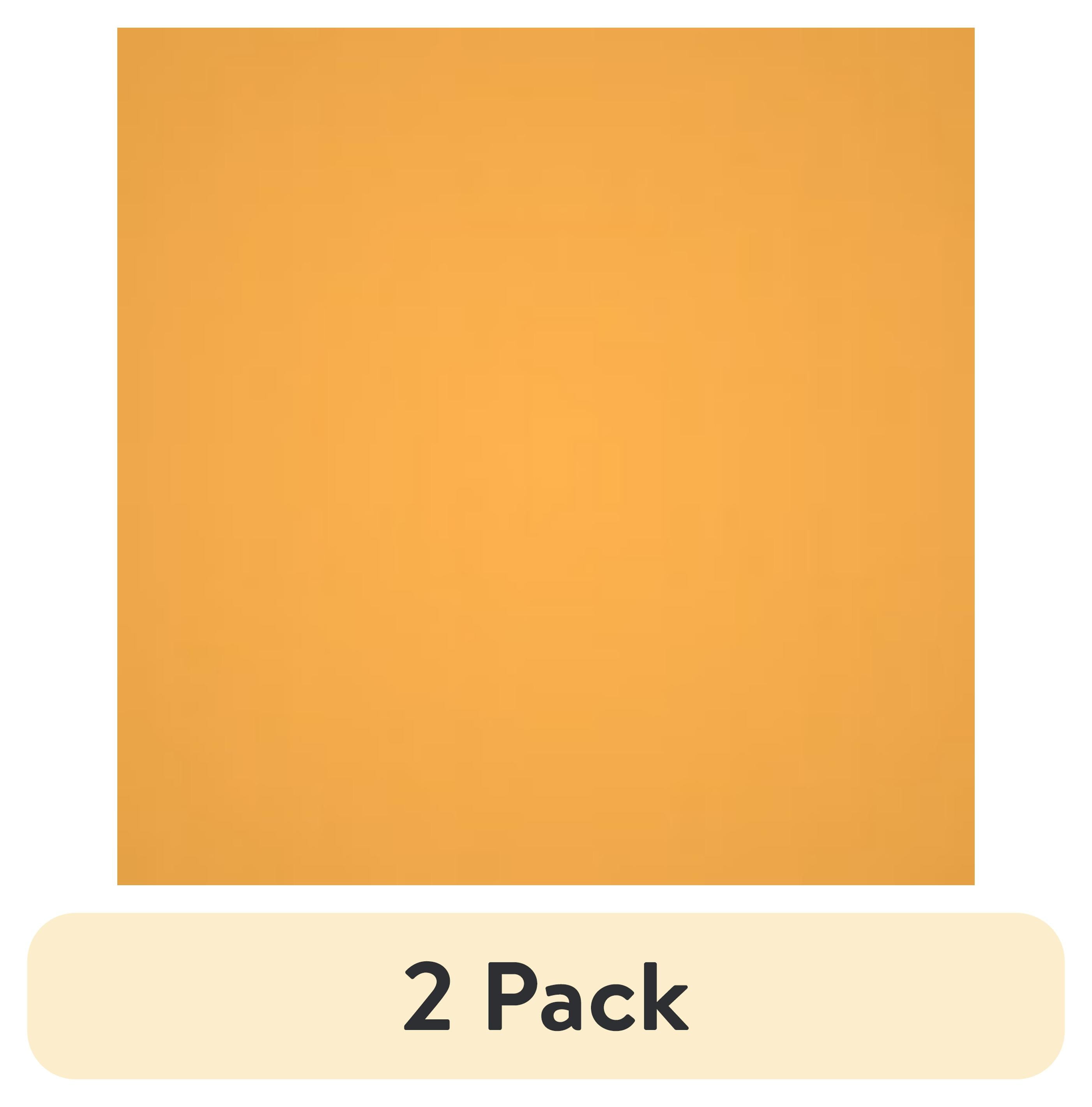 (2 pack) Waverly Inspirations 1 Yard Cut 100% Cotton Solid Fabric, Marigold Yellow, 44" Wide for Quilting & Sewing