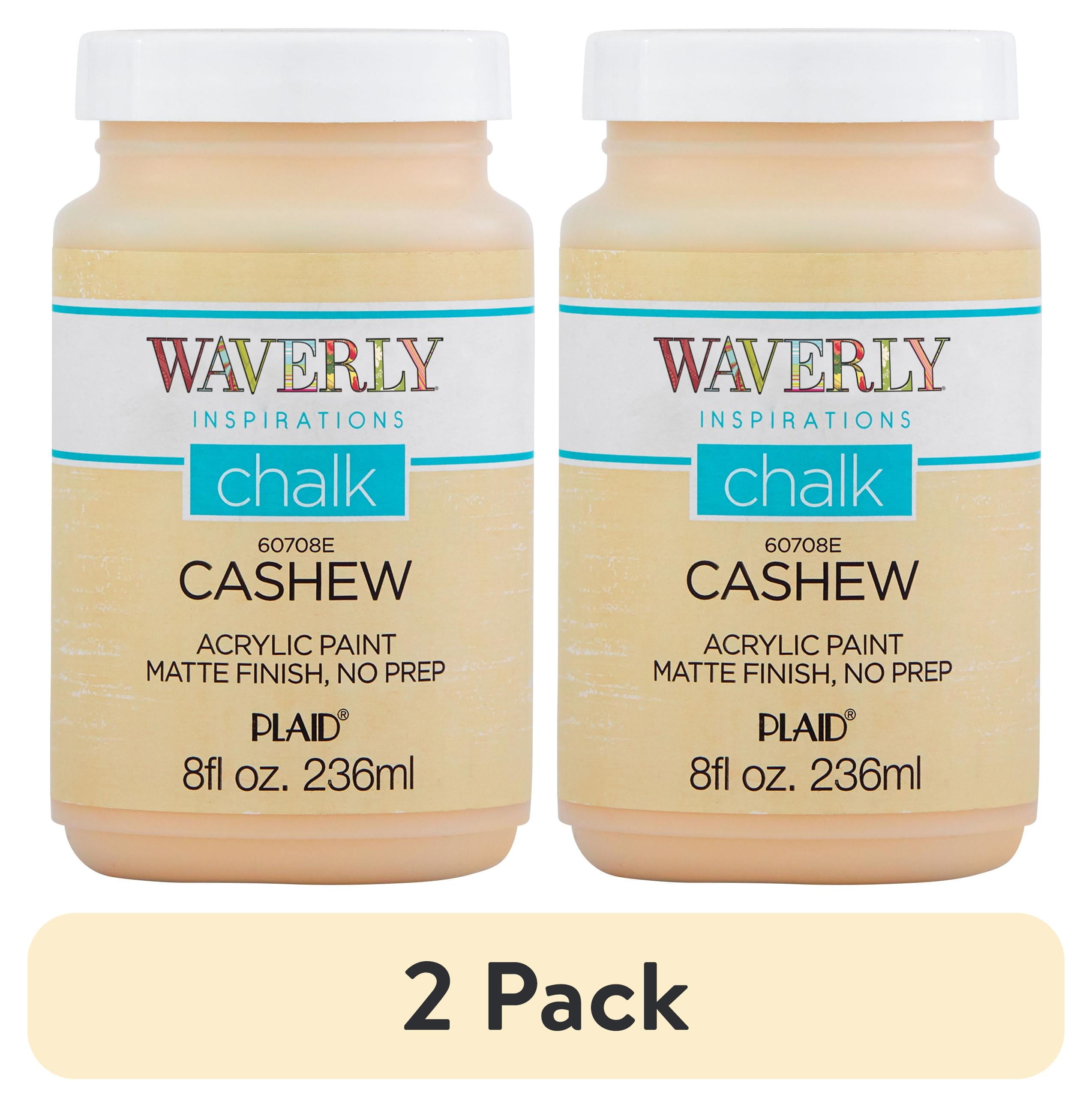 (2 pack) Waverly Inspirations Chalk Paint Ultra Matte Cashew 8 fl oz (2 pack) Waverly Inspirations Chalk Paint Ultra Matte Cashew 8 fl oz