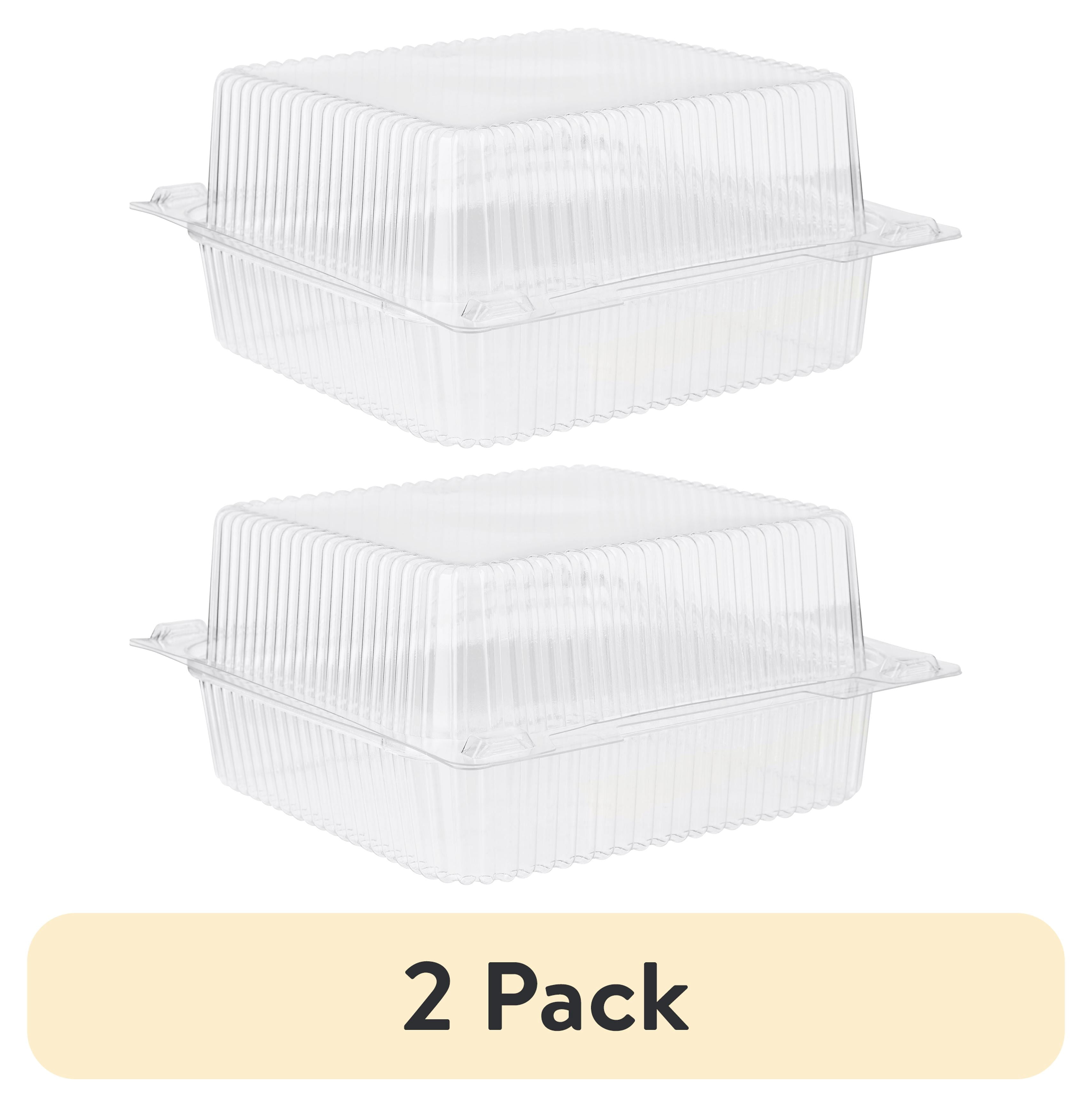 (2 pack) 4Count Clear Treat Boxes by Way To Celebrate