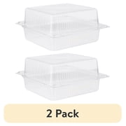 (2 pack) 4Count Clear Treat Boxes by Way To Celebrate