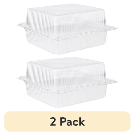 (2 pack) 4Count Clear Treat Boxes by Way To Celebrate