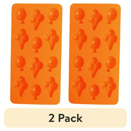 (2 pack) Way to Celebrate Balloon Candy Silicon Mold, 8 x 4 inch Candy Mold