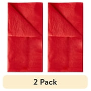 (2 pack) Way To Celebrate Red Tissue Paper, 10 Count, Gift Wrap Tissue