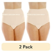 2 pack Wearever Womens Incontinence Underwear Reusable Bladder Control Panties for Feminine Care, 3-Pack