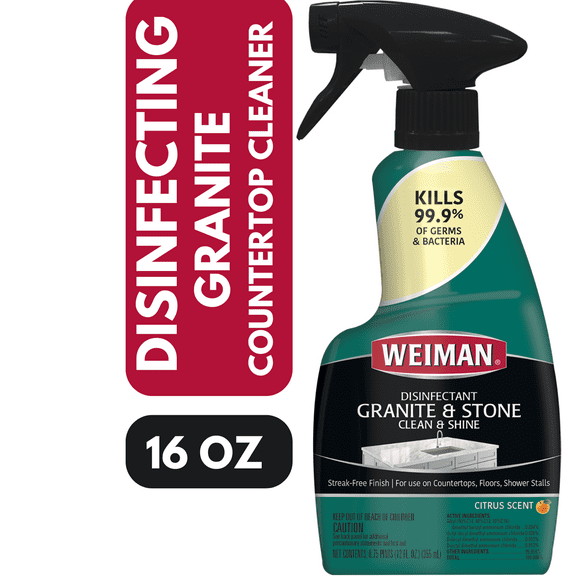 (2 pack) Weiman Granite Cleaner & Polish - 16 Ounce