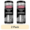 thumbnail image 1 of (2 pack) Weiman Stainless Steel Appliance Cleaning Wipes,  Streak-Free Shine, 30 Count, 1 of 12