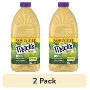 (2 pack) Welch's 100% Grape Juice, White Grape, 96 fl oz Bottle