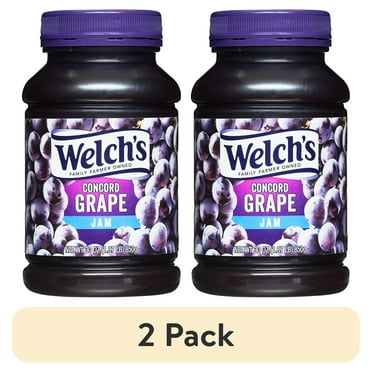 (2 pack) Welch's Concord Grape Jam, 30 oz Jar