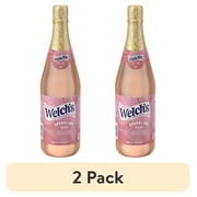(2 pack) Welch's Non-Alcoholic Sparkling Rosé Grape Juice Cocktail, 25.4 fl oz Bottle