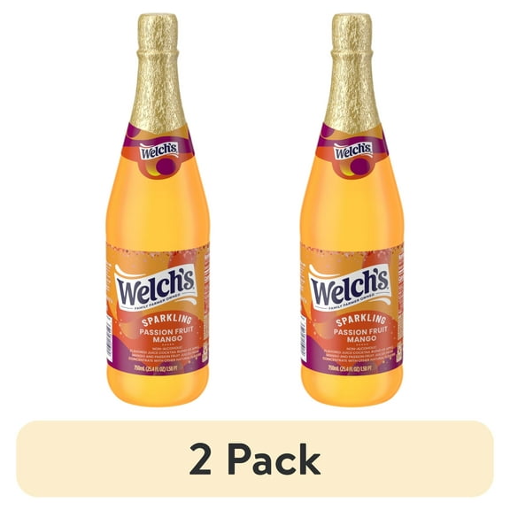 (2 pack) Welch's Passion Fruit Mango Cocktail, 25.4 oz Bottle
