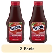 (2 pack) Welch's Strawberry Spread, 20 oz Squeeze Bottle