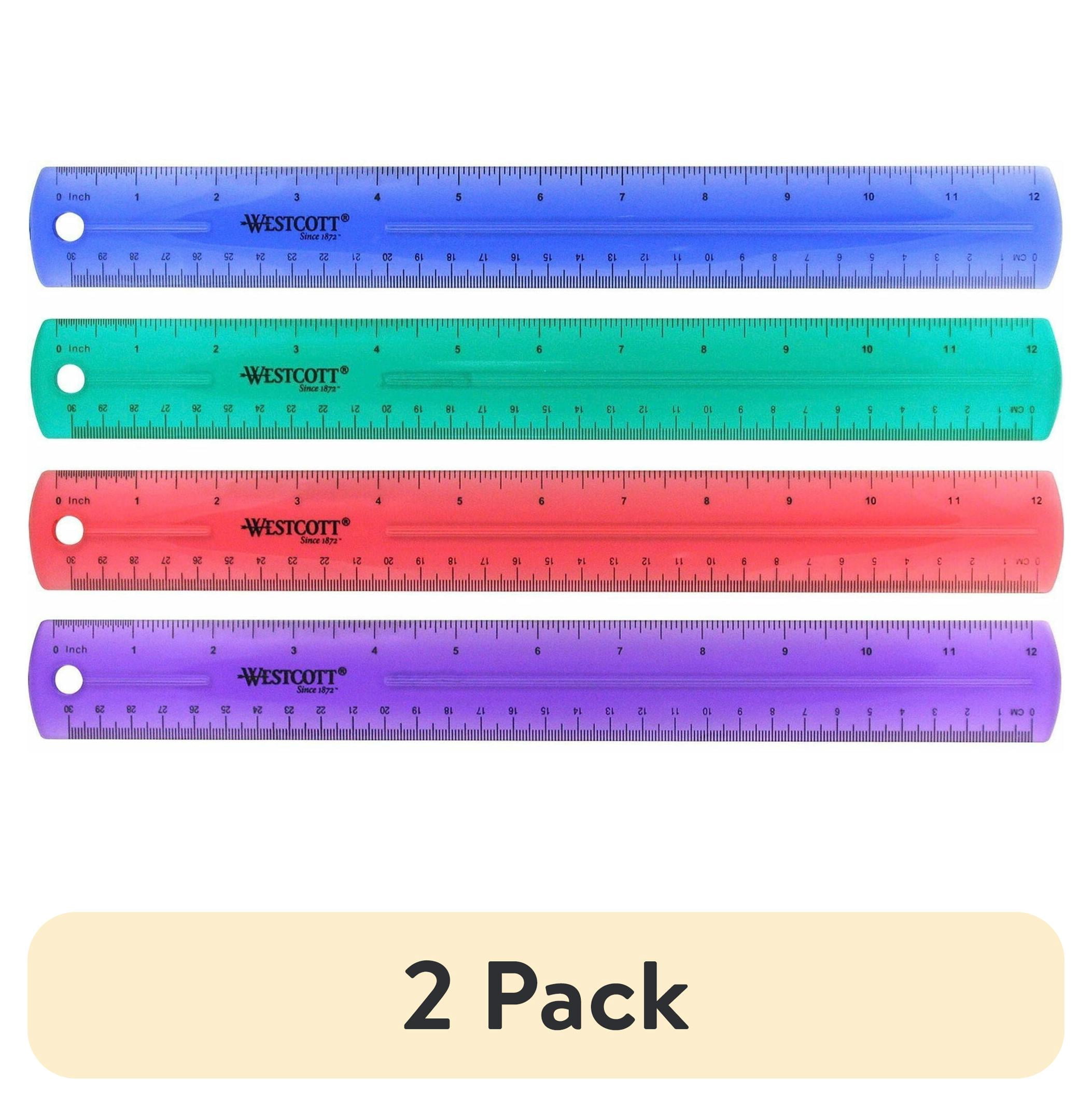 Multi Colored Ruler (2 pack) Westcott 12