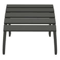 thumbnail image 1 of (2 pack) WestinTrends Malibu Outdoor Adirondack Style Ottoman, Gray, 1 of 16