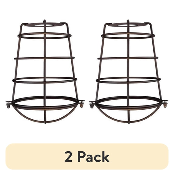 (2 pack) Westinghouse Lighting 8503300 - Oil Rubbed Bronze Cage Shade