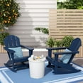 thumbnail image 1 of (2 pack) WestinTrends Malibu Outdoor Patio Porch Rocking Adirondack Chair, Navy Blue, 1 of 14