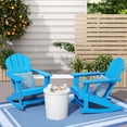 thumbnail image 1 of (2 pack) WestinTrends Malibu Outdoor Patio Porch Rocking Adirondack Chair, Pacific Blue, 1 of 13