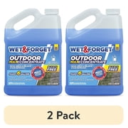 2 pack Wet & Forget Outdoor Moss, Mold, Mildew, and Algae Stain Remover Concentrate, 128 oz