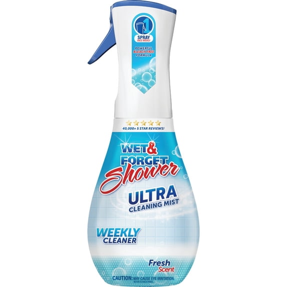 (2 pack) Wet & Forget Shower Ultra Cleaning Mist, Fresh Scent, 16.9 fl oz