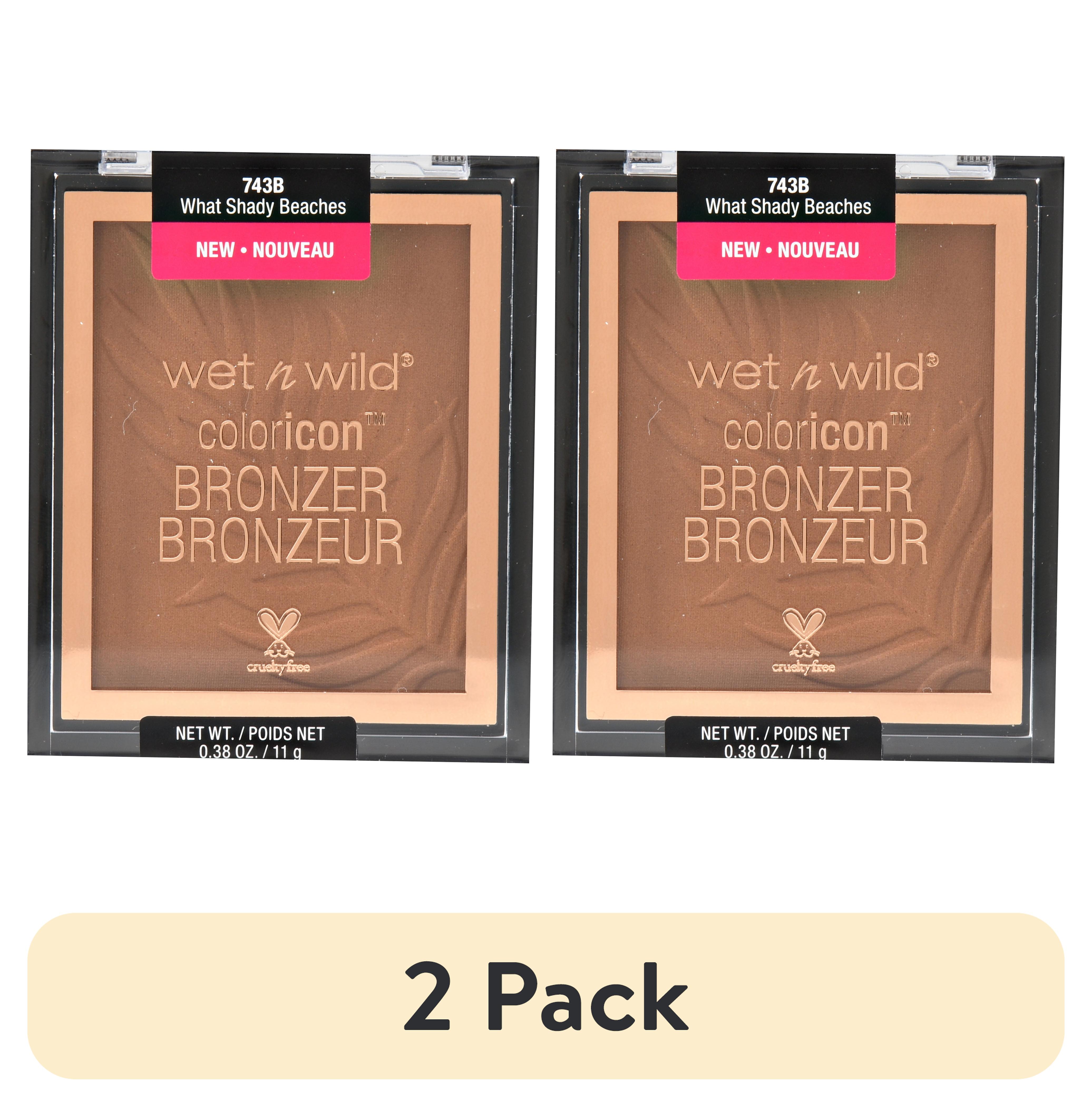 (2 pack) Wet n Wild Color Icon Bronzer, Bronzing Makeup, What Shady Beaches - For All Ages