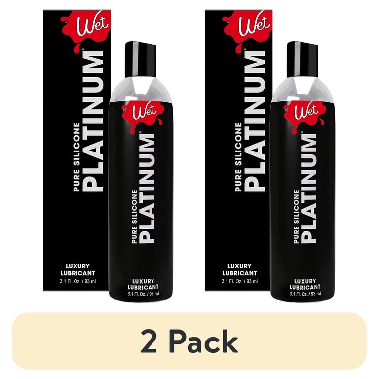 2 pack) Wet Platinum Silicone-Based Unflavored Personal Lubricant, Ultra  Long-Lasting Premium Lube for Men and Women, 3.1 fl oz - Walmart.com