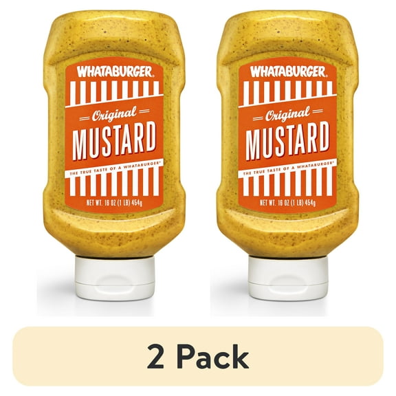 (2 pack) Whataburger Mustard 16oz