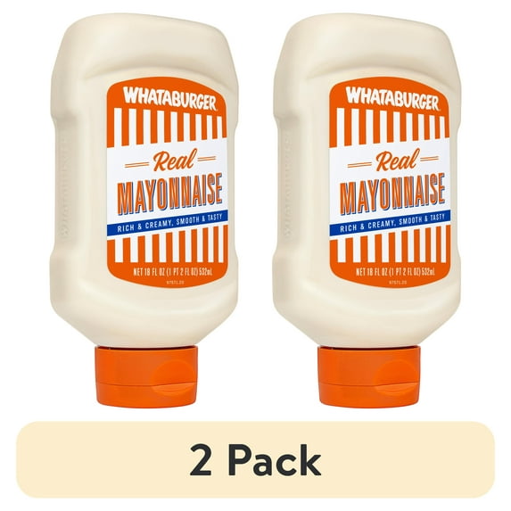 (2 pack) Whataburger Real Mayonnaise 18oz