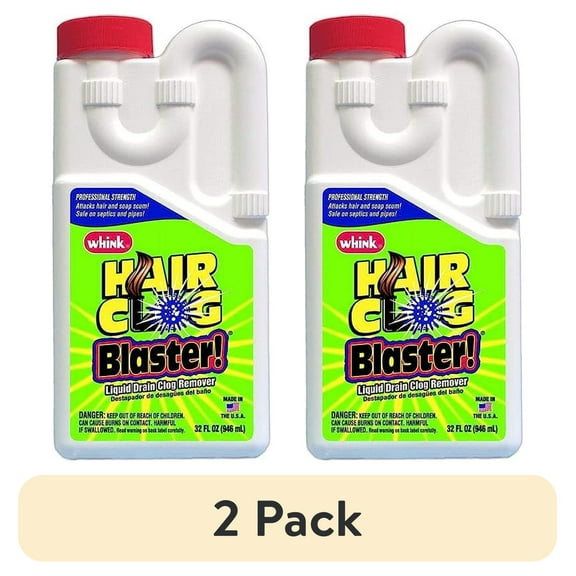 (2 pack) Whink 6217 Hair Clog Blaster! 32 Ounce (Pack of 2)