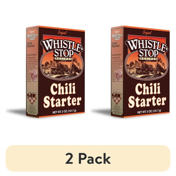 (2 pack) Whistle Stop Cafe Recipes Chili Starter 5 oz. Box