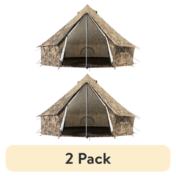 (2 pack) Regatta Bell Tent (Realtree Edge, 13' (4M), Water Repellent)