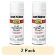 thumbnail image 1 of (2 pack) White, Rust-Oleum Stops Rust Protective Enamel Flat Spray Paint-7790830, 12 oz, 1 of 12