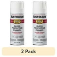 thumbnail image 1 of (2 pack) White, Rust-Oleum Stops Rust Protective Enamel Gloss Spray Paint-7792830, 12 oz, 1 of 12