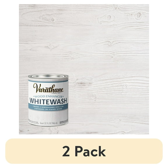 (2 pack) Varathane 358553 Enhancer, Whitewash, Liquid, 1 qt