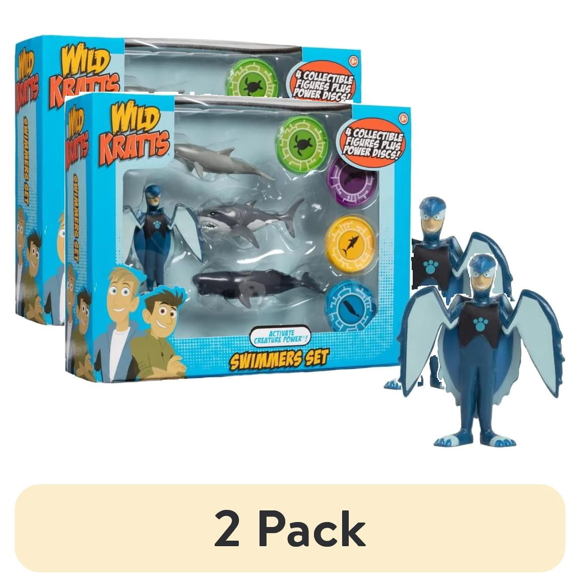 2 pack) Wicked Cool Toys Wild Kratts 4-Pack Creature Power Action