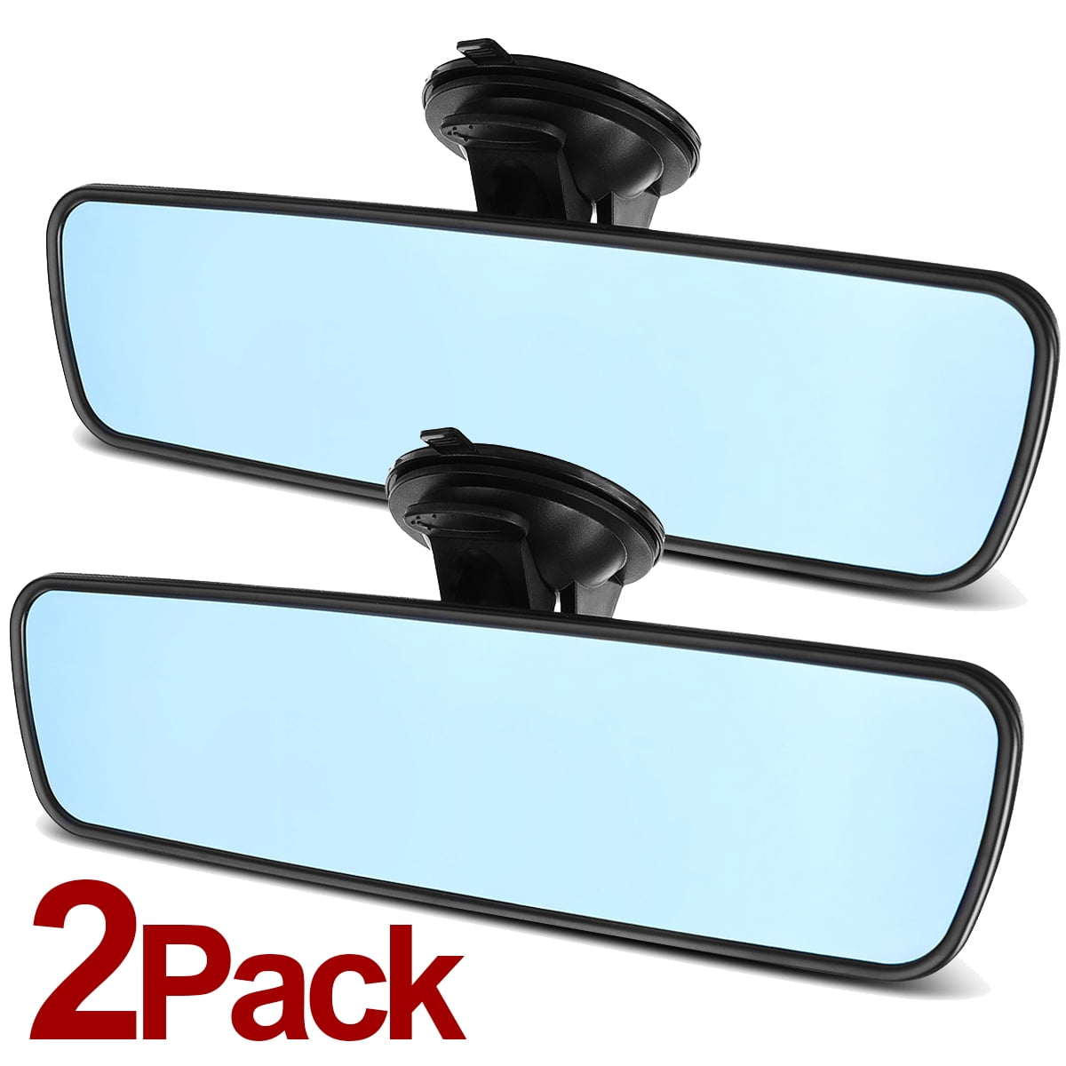 2 pack Wide Angle Rear View Mirror, Anti-glare HD Car Rear View Mirror ...