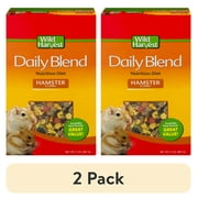 (2 pack) Wild Harvest Daily Blend Nutrition Diet for Hamsters and Gerbils, 32 oz