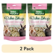 (2 pack) Wild Harvest Glazed Donut Treats for Small Animals, 2.2 oz