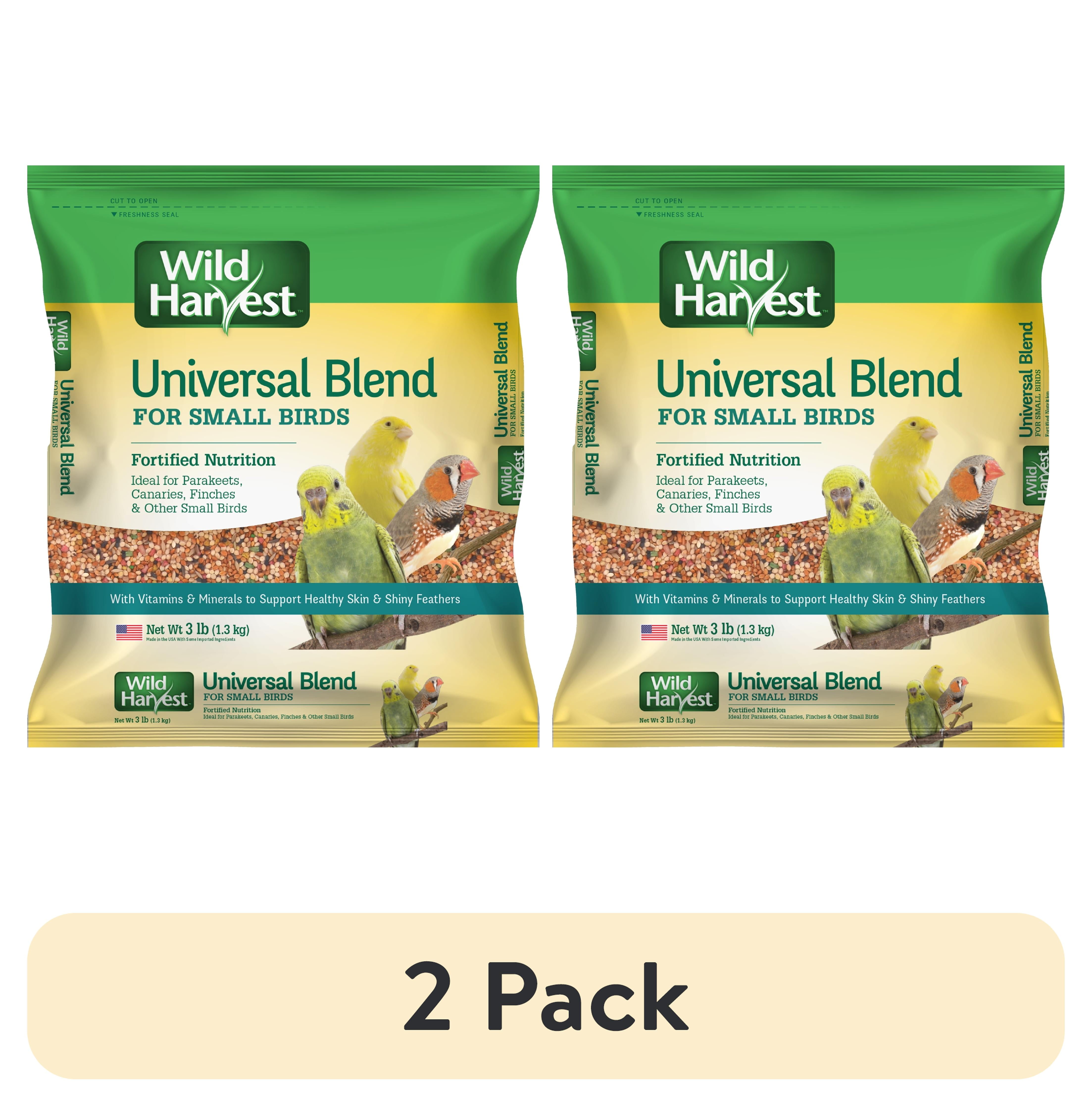 (2 pack) Wild Harvest Universal Blend Premium Small Birds Seed, 3 lbs