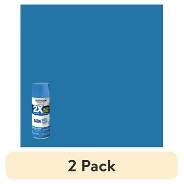 (2 pack) Wildflower, Rust-Oleum American Accents 2X Ultra Cover Satin Spray Paint- 12 oz