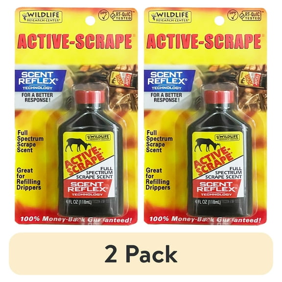 (2 pack) Wildlife Research Center Active-Scrape 4 fl oz Scrape Hunting Scent