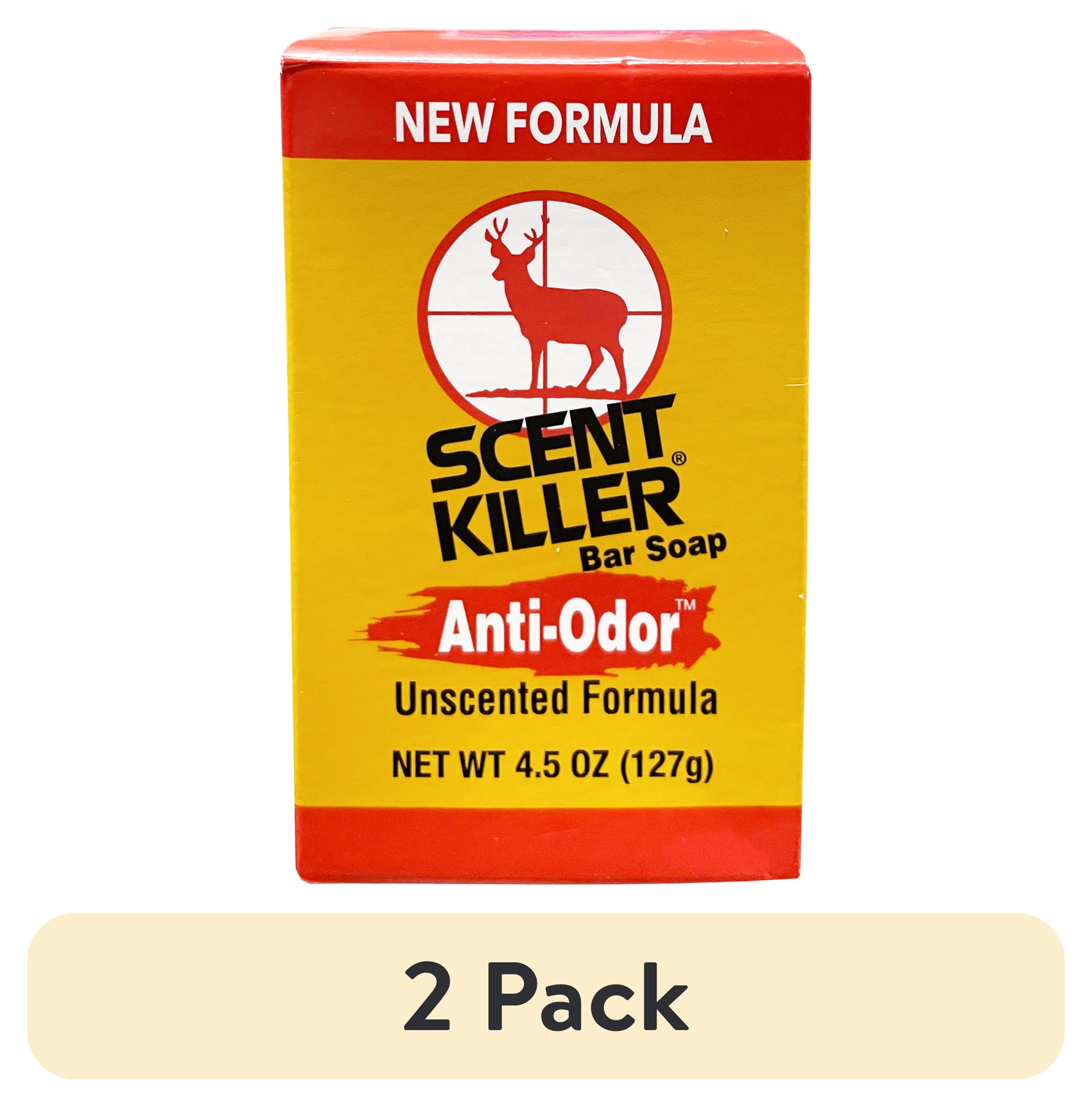 (2 pack) Wildlife Research Center, Scent Killer 4.5 oz Bar Soap for Hunting