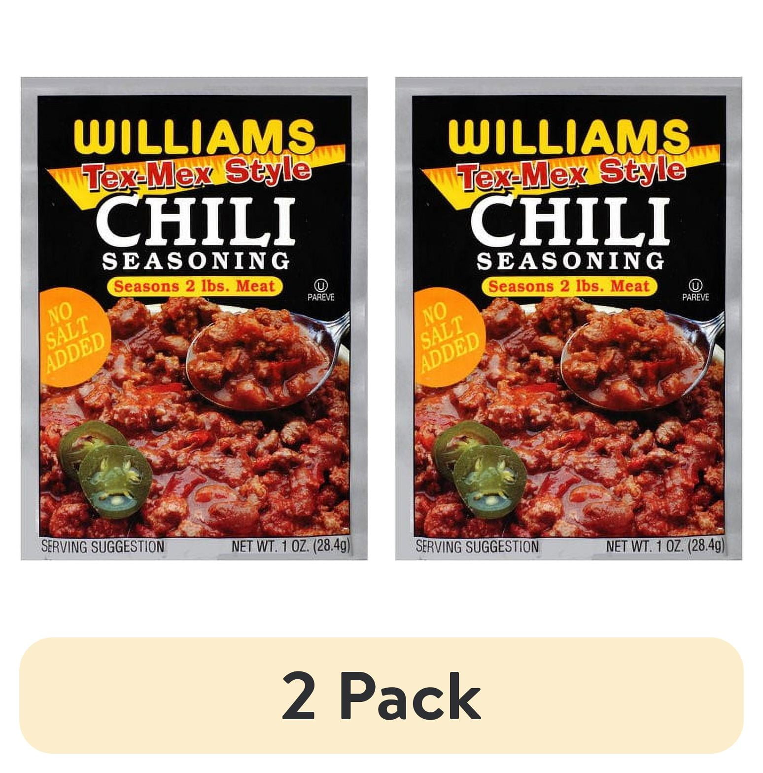 Williams Chili Powder Chili Seasoning Packet Grandma's Chili