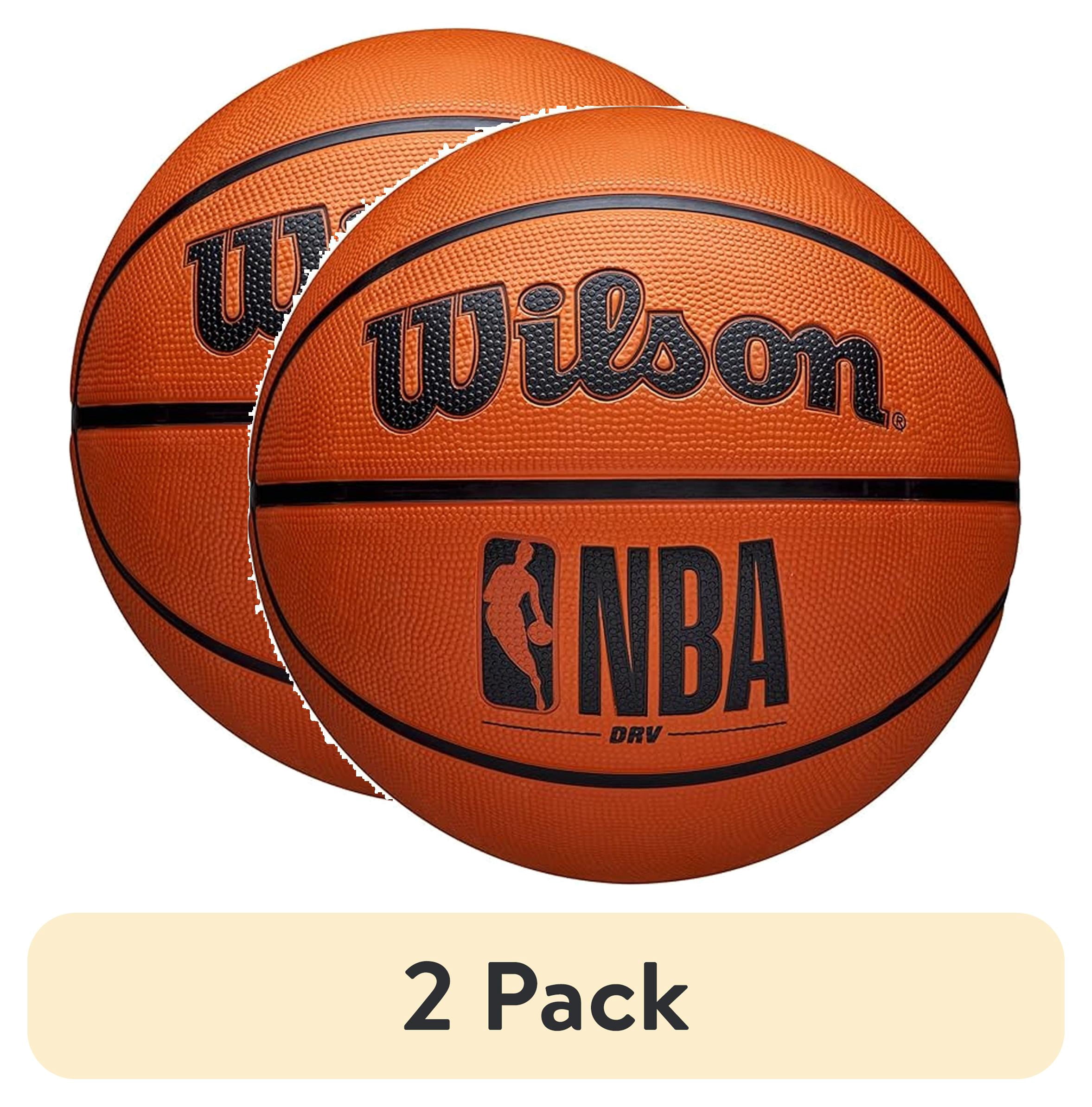 (2 pack) Wilson NBA DRV Outdoor Basketball - Brown, Size 5 - 27.5"