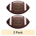 thumbnail image 1 of (2 pack) Wilson NCAA Reaction Recreational Football - Brown, Junior Size (Ages 9-12), 1 of 6