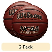 2 pack Wilson NCAA Showcase Indoor/Outdoor Basketball - Brown, Size 7 - 29.5"