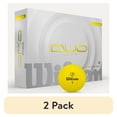 thumbnail image 1 of (2 pack) Wilson 2025 Duo Soft Golf Balls, Yellow, 12pk, 1 of 8