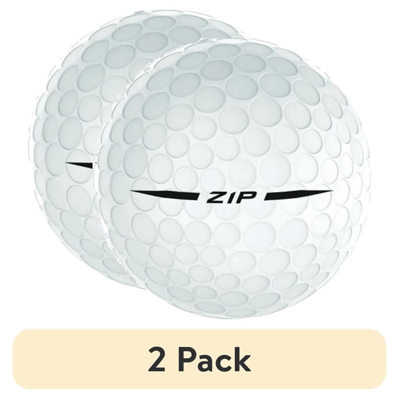 (2 pack) Wilson Staff Zip Golf Balls 24-Ball Pack White
