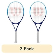 2 pack Wilson Tour Slam Lite Adult Tennis Racket - Blue, 112 Sq. In., 10.3 Ounces