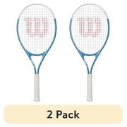 (2 pack) (2 pack) Wilson Ultra Power XL 112 Tennis Racket - Blue/White, Grip Size 3 - 4 3/8"